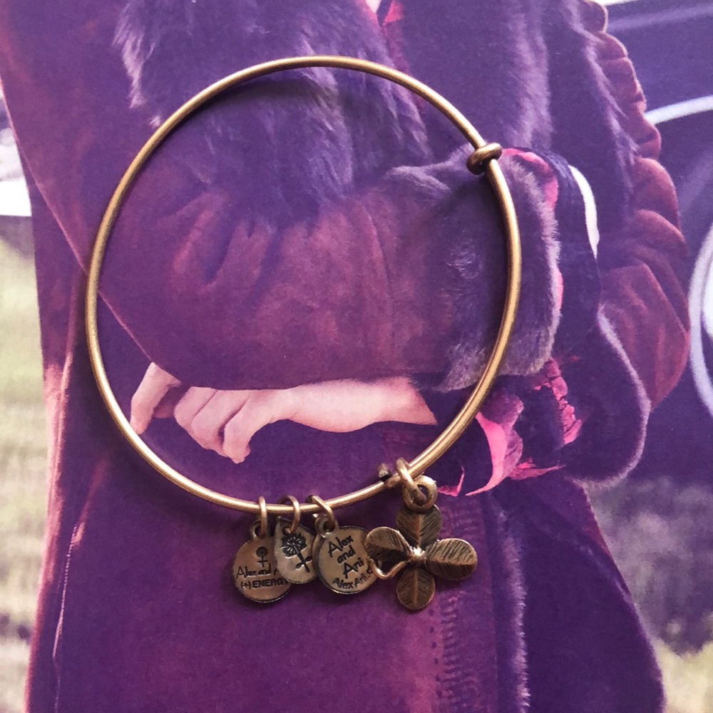 Alex + Ani Four Leaf Clover Bracelet